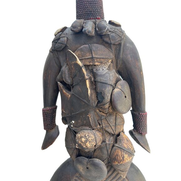 Male Namji doll fetish Fertility figure Wooden African Figurine Statue - Picture 9 of 16